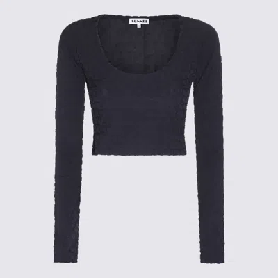 SUNNEI SUNNEI DARK BLUE TOP