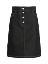 Sunnei Blue Belli Dentro Denim Miniskirt