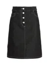 Sunnei Blue Belli Dentro Denim Miniskirt In Blue