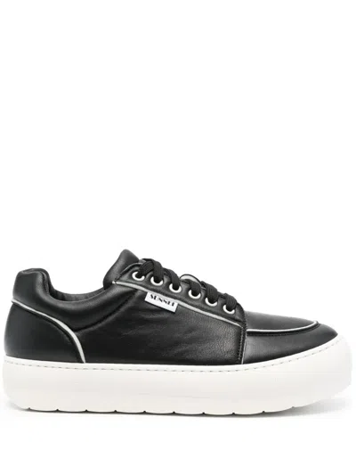 Sunnei Black Dreamy Sneakers In 001 Black