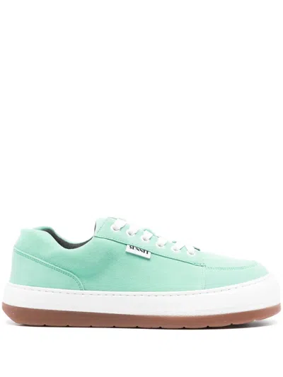 Sunnei Dreamy Low-top Suede Sneakers In Gold