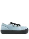 Sunnei Dreamy Suede Sneakers In Blue