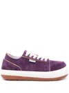 Sunnei Dreamy Suede Sneakers In Purple