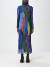 Sunnei Stretch Tulle Dress In Bunt