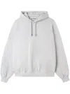 Sunnei Eiws Embroidered Hoodie In 灰色