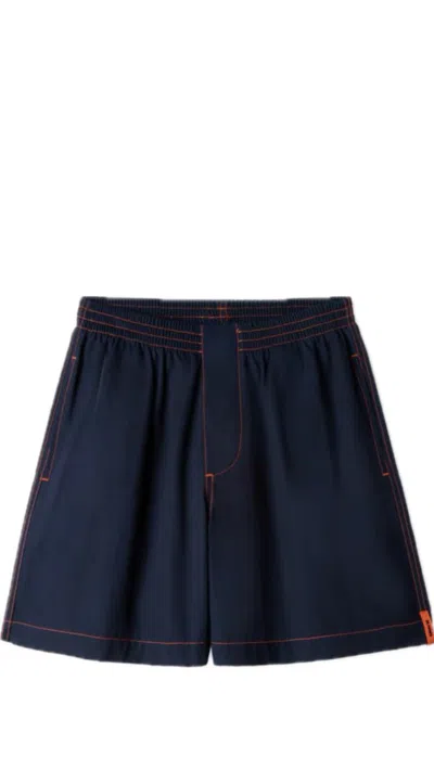 Sunnei Elastic Shorts In Blue