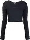 Sunnei Dark Blue Top In Blue