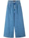 Sunnei Blue Extra Over Jeans In Blue