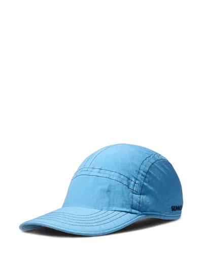 Sunnei Five-panel Cap In Blue