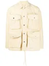 Sunnei Four Pockets Shirt In Neutrals