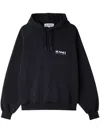 Sunnei Glow In The Dark Hoodie In Black