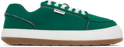 Sunnei Dreamy Sneakers In Dark Green