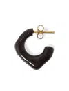 Sunnei Half-hoop Earrings In Gold