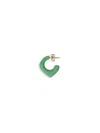 Sunnei Half-hoop Earrings In Gold