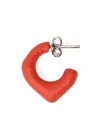 Sunnei Half-hoop Earrings In Silver