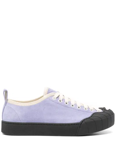 Sunnei Isi Suede Sneakers In Blue