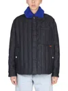 Sunnei Jacket With Faux Fur Unisex In Denim