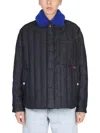 Sunnei Jacket With Faux Fur Unisex In Navy