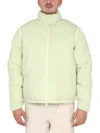 Sunnei Padded Jacket With High Neck In Green