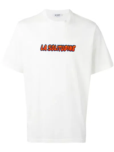 Sunnei T-shirt Mit "la Solitudine"-print