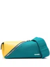 Sunnei Labauletto Colour-block Crossbody Bag In Blue