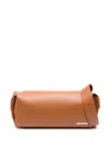 Sunnei Labauletto Leather Shoulder Bag In Brown