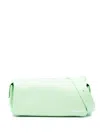 Sunnei Labauletto Leather Shoulder Bag In Green