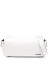 Sunnei Labauletto Leather Shoulder Bag In White