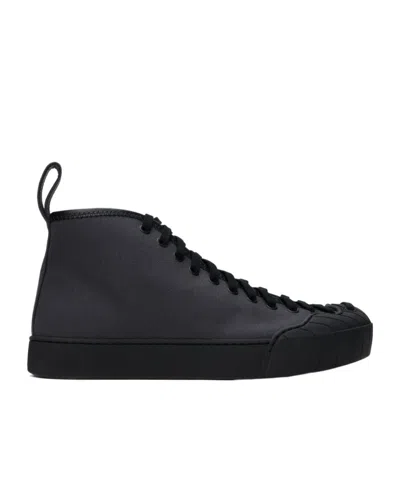 Sunnei Lace Up High Upper Board Shoes In Black