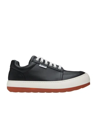 Sunnei Lacing Low-cut Skate Shoes In Black