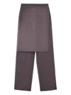 Sunnei Hose Im Layering-look In Black