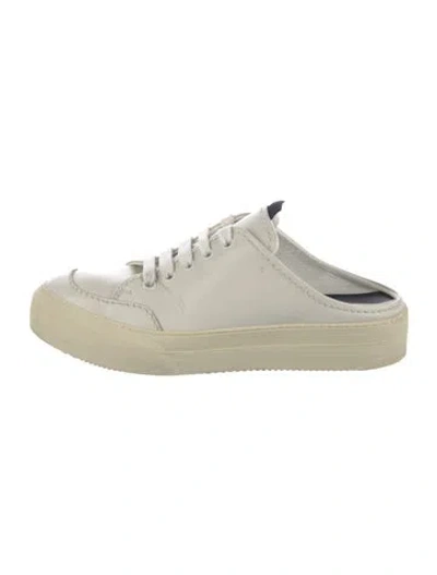 Pre-owned Sunnei Leather Sneakers In Neutrals/white