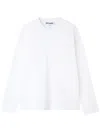Sunnei Logo-embroidered T-shirt In White
