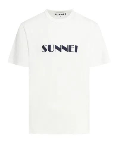 SUNNEI LOGO-EMBROIDERED T-SHIRT