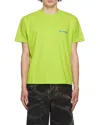 Sunnei Logo-print Cotton T-shirt In Green