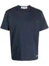 Sunnei Logo-print Organic-cotton T-shirt In Blue