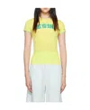 Sunnei See You T-shirt In Yellow