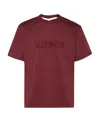 Sunnei Logo Short-sleeved T-shirt In Red