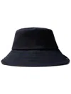 Sunnei Logo-tag Bucket Hat In Blue