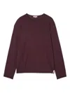 Sunnei Long-sleeve T-shirt In Burgundy