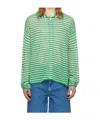Sunnei Long-sleeved Cardigan In Green