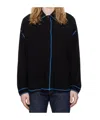 Sunnei Long-sleeved Sweater In Black