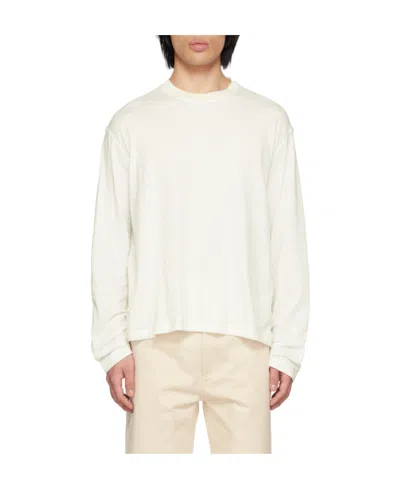 Sunnei Long-sleeved T-shirt In White