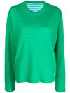 Sunnei Reversible T-shirt In Green