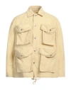 Sunnei Man Jacket Sand Size L Polyamide In Beige