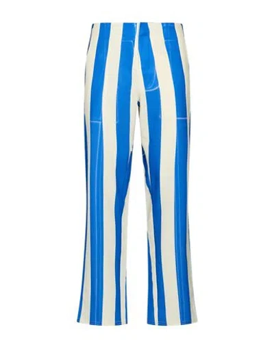 Sunnei Man Pants Azure Size Xl Polyester In Blue