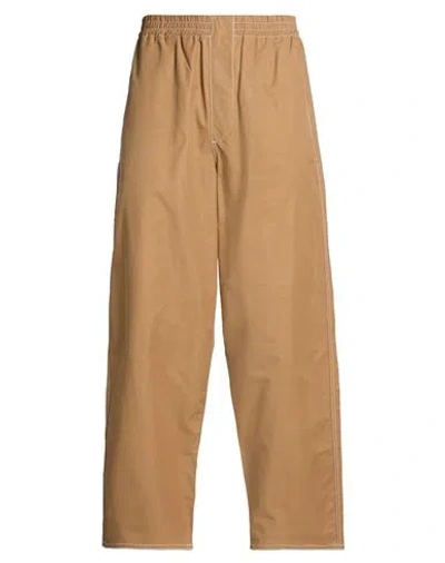 Sunnei Man Pants Camel Size S Cotton, Elastane In Neutral