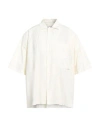 Sunnei Man Shirt Beige Size Xl Cotton In White