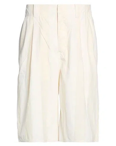 Sunnei Man Shorts & Bermuda Shorts Beige Size Xs Cotton