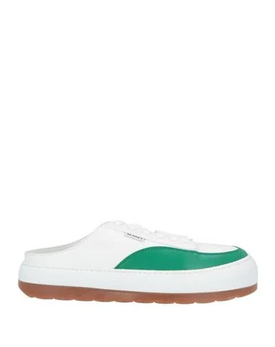 Sunnei Man Sneakers White Size 11 Leather